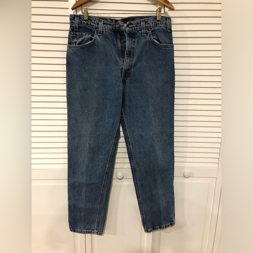 Men's Classic Vintage Blue Denim Jeans